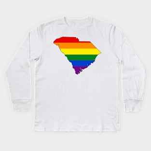 South Carolina Pride! Kids Long Sleeve T-Shirt